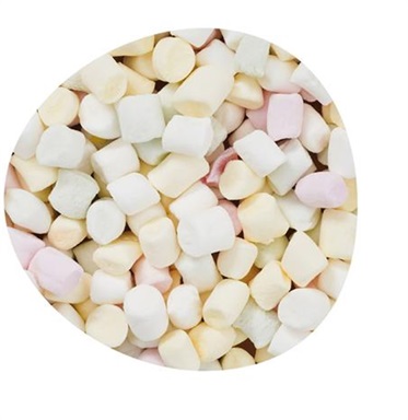 Marshmallows Mini Strøssel 0,5kg Nic  Idun