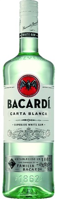 Rom Bacardi Carta Blanca Orginal 37,5% 70cl  Bacardi Norway