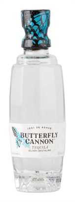 Tequila Butterfly Cannon Cristal 50cl 40% (skaffev.)  Engelstad Spirits AS