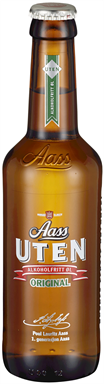 Aass UTEN 24x0,33ltr Glassflaske  Aass Brygg.