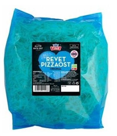 Pizzaost Original (Norv./Mozzar.) Revet 2x3kg  Tine