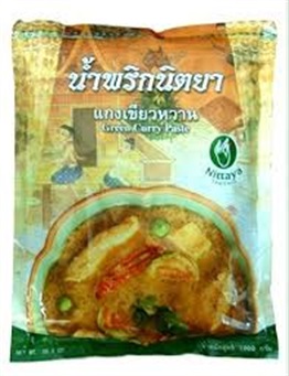 Green Curry Paste  1kg (10kg pr.krt)  AF