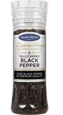 Pepper Sort m/Kvern Tellicherry 6x210gr. Santa M.  Santa Maria
