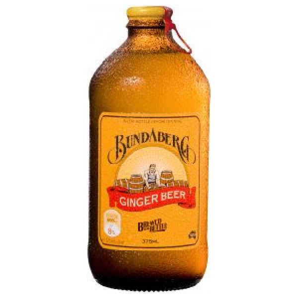 Bundaberg Ginger Beer 12x375ml Glassfl.  Kaffe Koppen Distribusjon AS