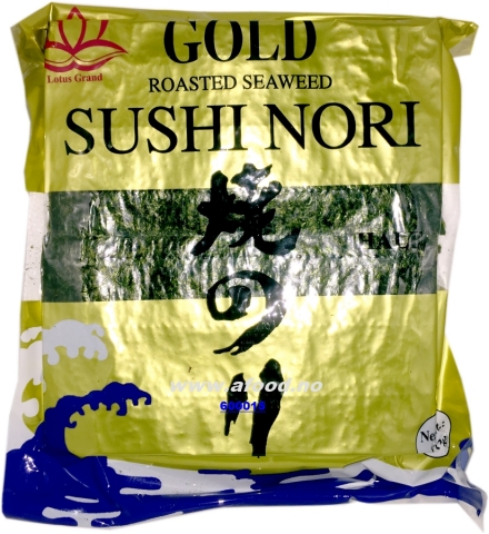 Hel Roasted Sushi Nori Gold  50stk Lotus (20 pk pr krt)  AF