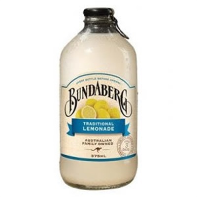 Bundaberg Lemonade Trad.12x375ml Glassfl.  Kaffe Koppen Distribusjon AS