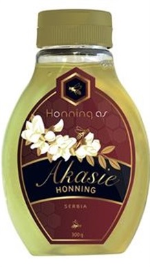 Honning Akasie Flytende 300gr. (12stk pr.krt)  C.Evensen