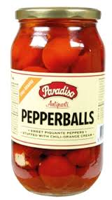 Pepperball (fylt rød paprika) syltet 2,35kg  Finstad