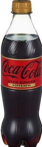 Coca Cola KOFFEINFRI U/Sukker 24x0,5ltr (skaffev.)  Coca Cola