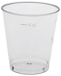 Plastglass 5cl 25stk (snapsglass)  Abena