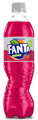Fanta Raspberry Uten Sukker 24x0,5ltr (skaffev.)  Coca Cola