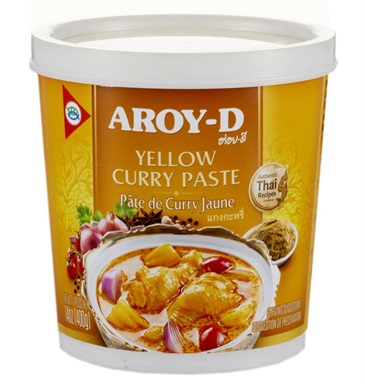 AROY-D Yellow Curry Paste 24x400ml (skaffev.)  AF