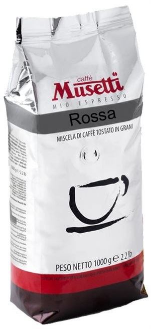 Kaffe Musetti Rossa Espresso 1/1 Bønner 1kg  Kjeldsberg