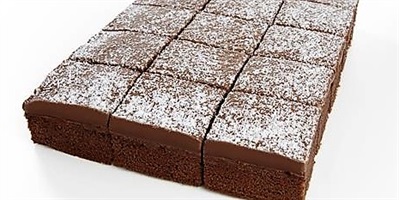 Sjokoladekake Langpanne 15biter 1000gr.(4stk pr.krt)  Marexim