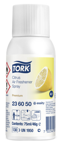 Luftfrisker Spray Refill 75ml (12 pr.krt) Tork A1  Essity Nor