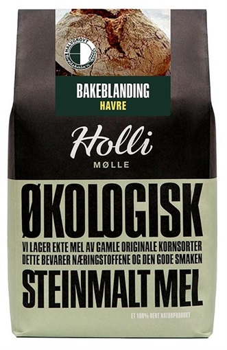 Havre Bakemix Øko. 6x1kg Holli  Holli Mølle