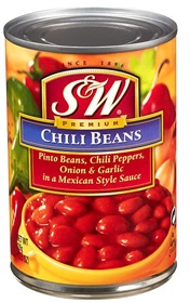 Chili Beans 430gr.bx (12bx pr.brett)  K.W