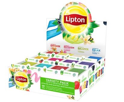 Te Assortert Displayeske 12x15stk  Lipton  Unilever
