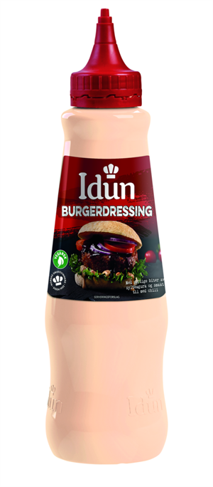 Hamburgerdressing Vegan Idun 815gr.fl. (6fl.pr.krt)  Orkla