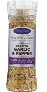 Pepper & Garlic Roasted M/Kvern 6x80gr. Santa M.  Santa Maria