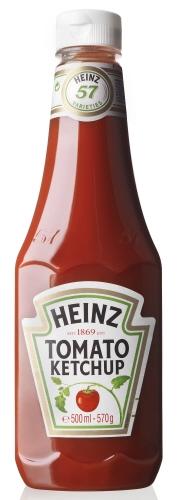 Ketchup 570gr. HEINZ (12fl.pr.krt)  Haugen