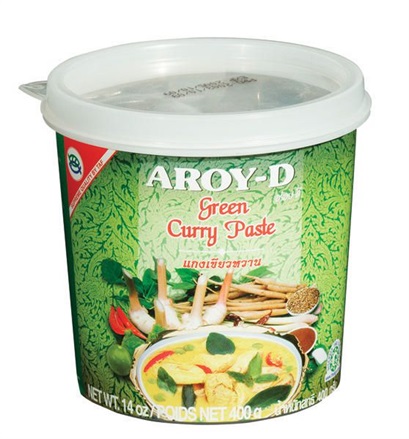 Grønn Curry paste 24x400g.(skaffevare)  AF