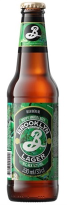 Brooklyn Lager 24x0,33ltr Flaske 5,2% (skaffev.)  Ringnes