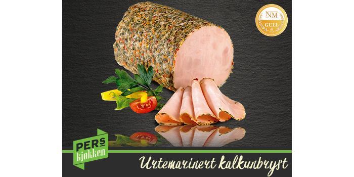 Kalkunbryst Utremarinert Skåret 20x100gr.(skaffev.)  Pers kjøkken