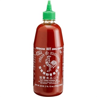 Chilisaus Hot Sriracha 793gr. fl.  (12 fl.pr.krt)  AF