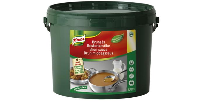 Brun Middagssaus Pasta 80ltr Knorr (skaffev.)  Unilever