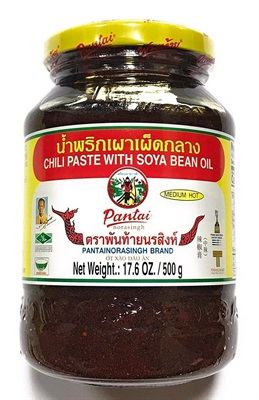 PANTAI Chili Paste With Soya Bean Oil 24x500gr.  AF