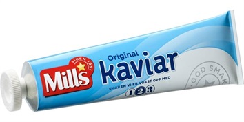 Kaviar Tube 185gr. (16 stk pr.krt) Mills  Mills
