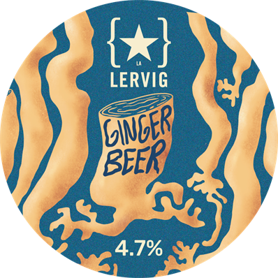 Ginger Beer 4,7% 30ltr Plast Keykeg  Lervig