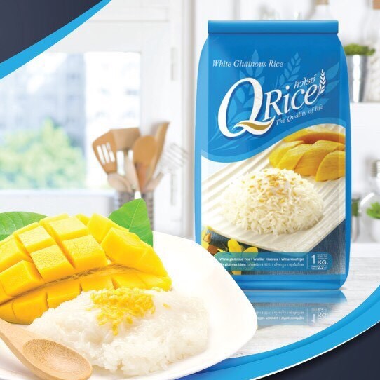 Thai White Glutinous rice 20kg sekk  AF