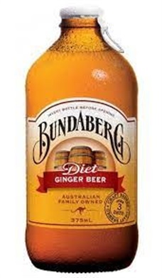 Bundaberg Ginger Beer DIET 12x375ml Glassfl.  Kaffe Koppen