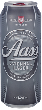 Aass Vienna Lager 24x0,5ltr BOX(skaffev.)  Aass Brygg.