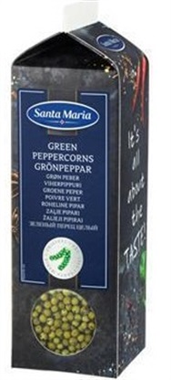 Pepper Grønn Hel 165gr.bx Santa M.  Santa Maria