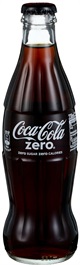 Coca Cola UTEN SUKKER 24x0,33ltr GLASSFLASKE  Coca Cola