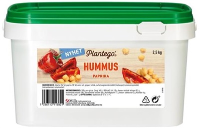 Hummus m/Paprika 2,5kg Bx Mills (skaffev.)  Mills