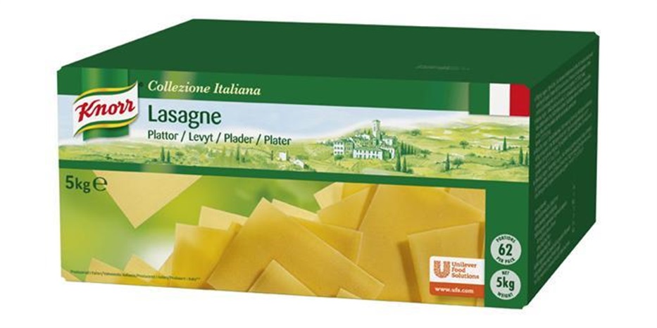 Lasagneplater 5kg. Knorr  Unilever