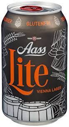 Aass Lite Vienna 24x0,33ltr BOX (skaffev.)glutenfri  Aass Brygg.